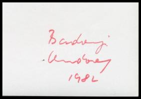 1982 Divatfotó, hátoldalán jelzett, 24x18 cm