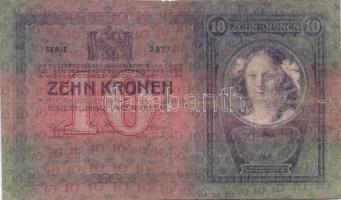 1904. 10K + 1918. 25K "hullámos" "3139" sorozatszámmal T:III/IV + IV