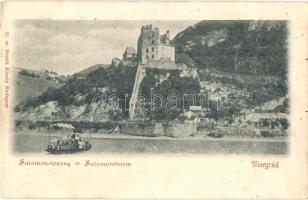 1900 Visegrád, Salamon tornya, gőzhajó