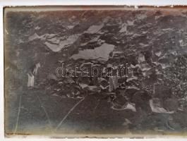 cca 1920 Rappensberger Andor m. kir. főerdőtanácsos felvételei, 15 db vintage üveglemez negatív, 10x...