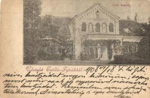 1908 Szőlősgyörök, Szőllős-Györök; Gróf Jankovich kastély (EK)