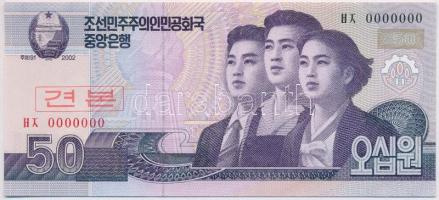 Észak-Korea 2002. 50W MINTA T:I North Korea 2002. 50 Won SPECIMEN C:UNC