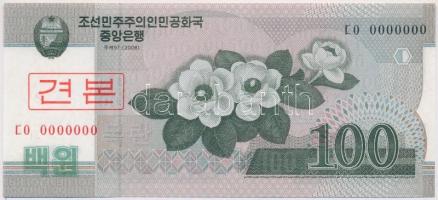 Észak-Korea 2008. 100W MINTA T:I North Korea 2008. 100 Won SPECIMEN C:UNC