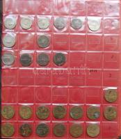 Hagyaték fémpénz tétel, 355db, régi és új, főleg magyar, kevés némettel és külföldivel, benne jobbak...
