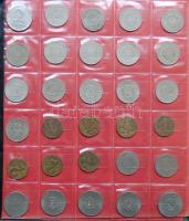 Hagyaték fémpénz tétel, 355db, régi és új, főleg magyar, kevés némettel és külföldivel, benne jobbak...