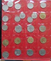 Hagyaték fémpénz tétel, 355db, régi és új, főleg magyar, kevés némettel és külföldivel, benne jobbak...