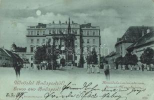 1899 Budapest I. Szent György tér, Honvédelmi Minisztérium. Schmidt Edgar kiadása (EK)