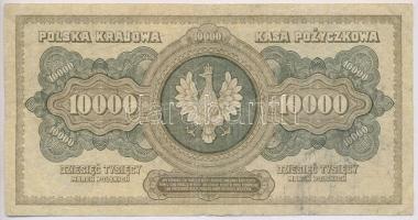 Lengyelország 1922. 10.000M T:III- ly., kis szakadások
Poland 1922. 10.000 Marek C:VG hole, small t...