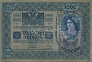 1902. 1000K "Stempel wurde..." fny-sal + piros "Magyaroroszág" körbélyegző Andrá...