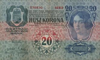 1913-1917. 2K T:I + 20K T:II "Ausgegeben nach dem..." fny-sal!