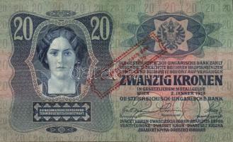 1913-1917. 2K T:I + 20K T:II "Ausgegeben nach dem..." fny-sal!