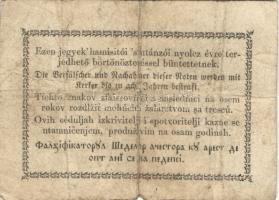 1848-1849. 30kr (3x) + 2Ft + 5Ft vörösbarna, vessző + vessző román nyelvű variáns összesen 5db T:II,...