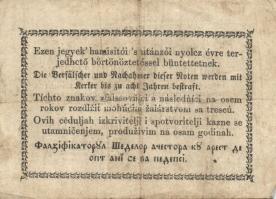 1848-1849. 30kr (3x) + 2Ft + 5Ft vörösbarna, vessző + vessző román nyelvű variáns összesen 5db T:II,...