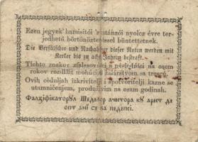 1848-1849. 30kr (3x) + 2Ft + 5Ft vörösbarna, vessző + vessző román nyelvű variáns összesen 5db T:II,...