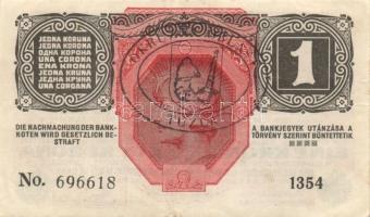 1916. 1K ovális "Tuzla..." bélyegzővel (2x) T:II