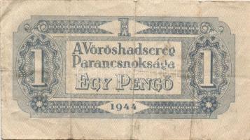 1944. "V.H." 1P T:III + 20P (2x) erősen lecsúszott elő- és hátlapi nyomatok T:II + 1000P T...