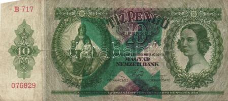 1932-1941. 10P, 20P, 50P, 100P zöld nyilaskeresztes fny-sal + 10P, 20P, 50P, 100P zöld "Kerületi Pártvezető Kőszeg" + nyilaskereszt fny-sal T:II,III