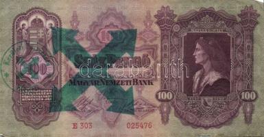 1932-1941. 10P, 20P, 50P, 100P zöld nyilaskeresztes fny-sal + 10P, 20P, 50P, 100P zöld "Kerület...