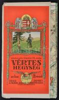 1928 Kirándulók térképe 15.: Vértes hegység, 1:50000, Magyar Királyi Állami Térképészeti Intézet, ha...