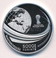2018. 5000Ft Ag "XXI. Labdarúgó Világbajnokság" tanúsítvánnyal T:PP