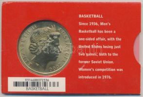 Ausztrália 2000. 5$ "Olimpiai érmegyűjtemény - Kosárlabda" a sorozat 6. számú darabja, ere...