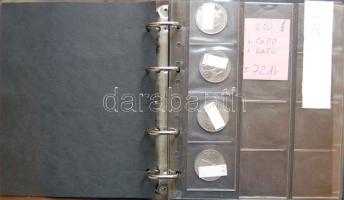 Szovjetunió 1970-93. 1R (62x), 3R (2x), 5R (8x), összesen 72db emlékpénz, benne 69db különböző! Éremberakóban. T:PP (17x), BU (55x)