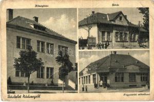 Nádszeg, Trstice; Községháza, zárda, fogyasztási szövetkezet / town hall, nunnery, cooperative shop (EB)