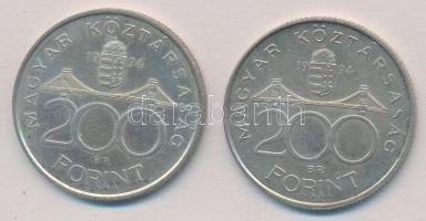 1994. 200Ft Ag "Deák" (2x) T:2