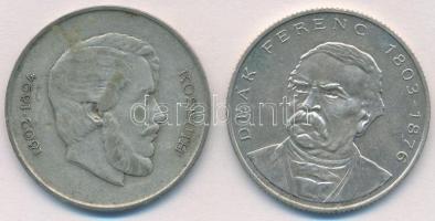 1947. 5Ft Ag "Kossuth" + 1994. 200Ft Ag "Deák" T:2,2- patina