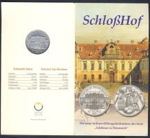 Ausztria 2003. 10Eur Ag "Schloßhof"  díszlapon T:BU