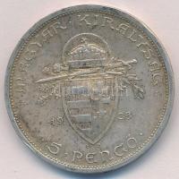1938. 5P Ag "Szent István" T:2,2- ph., patina
Adamo P8.1
