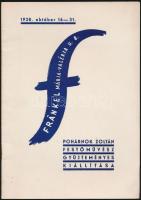 1938 Fränkel - Basch Andor és Pohárnok Zoltán festőművészek gyűjteményes kiállításának katalógusa, 2...