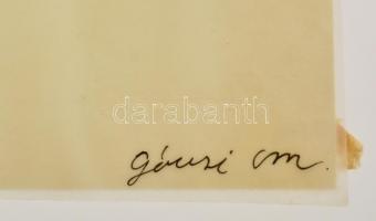 Gácsi jelzéssel: Lovasok. Tus, pauszpapír, 38×28 cm