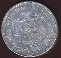 Montenegro 1910. 2P Ag T:3
