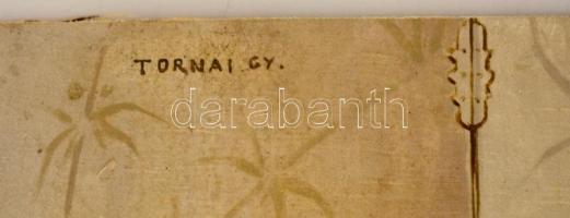 Tornai jelzéssel: Gésa. Olaj, vászon-karton, 71×60 cm