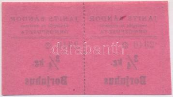 Ormospuszta DN "Janits Sándor vendéglős és mészáros" utalvány 3/4kg borjúhúshoz (2x) ívben...