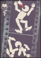 1980 Bp., Az egészség - érték! szórólap, kiadja: az Országos Egészségnevelési Intézet, 24×17 cm