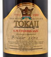 1988 Tokaji 6 puttonyos aszú, névre szóló palackozás, 500 ml