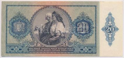 1941. 20P hajtatlan, de jobb felső sarokban szamárfül T:II
