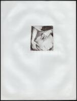 10 db kortárs rézkarc különböző művészektől, jelzettek, különböző méretben