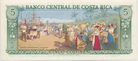 Costa Rica 1981. 5C T:I 
Costa Rica 1981. 5 Colones C:UNC 
Krause 236.d