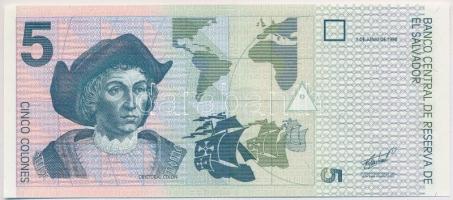 El Salvador 1998. 5C T:I
El Salvador 1998. 5 Colones C:UNC