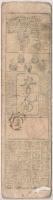 Japán / Tokugava-sógunátus / Hirosima prefektúra ~1700-1800. Hansatsu bankjegy T:III- ly. Japan / Tokugawa Shogunate / Hiroshima Prefecture ~1700-1800. Hansatsu note C:VG hole