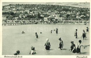 Balatonalmádi, Fövenyfürdő, fürdőzők (EK)