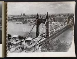 1964 Új-Erzsébet-híd 1960-1964. (Bp.,1964,) UVATERV, 27 t. (egészoldalas fekete-fehér fotó, 23x29 cm...