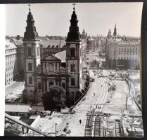 1964 Új-Erzsébet-híd 1960-1964. (Bp.,1964,) UVATERV, 27 t. (egészoldalas fekete-fehér fotó, 23x29 cm...