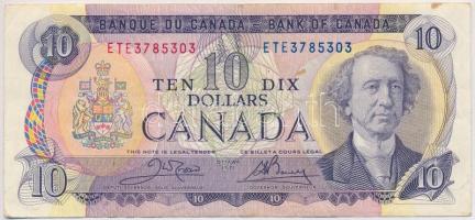 Kanada 1971. 10$ T:III fo. Canada 1971. 10 Dollars C:F spotted