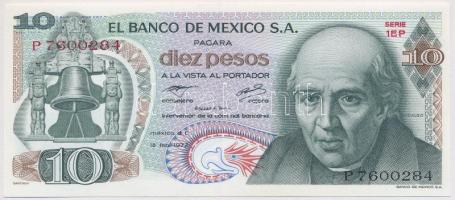 Mexikó 1977. 10P T:I Mexico 1977. 10 Pesos C:UNC