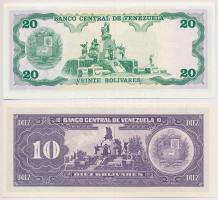 Venezuela 1992. 20B + 1995. 10B T:I
Venezuela 1992. 20 Bolivares + 1995. 10 Bolivares C:UNC