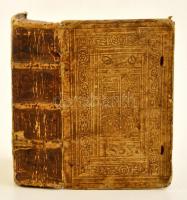 Claudii Galeni Pergameni: De Compositione Pharmacorum Localium, Libri Decem. Iano Cornario medico interprete. Lugduni (Lyon), 1549, Gulielmum Rovillium (Guillaume Rouillé),(Philibertus Rolletius-Bartholomaeus Fraenus-ny.) 32+831 p. Latin nyelven. Korabeli figurális díszítésű, vaknyomott egészbőr-kötésben, a borítón 1553-as évszámmal, kissé sérült gerinccel és kötéssel. Néhány lapszéli bejegyzésekkel, aláhúzásokkal. Egy lap (829-830. fénymásolattal pótolt)/ Leather-binding, with 1553 date on the cover, Figure imprinted leather cover, with damaged spine, cover, and binding, with notices, in Latin language. 1 page substituted with copy.